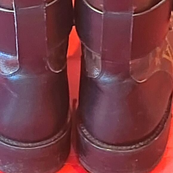 Louis Vuitton Brown and Black Monogram Boots - Picture 5 of 12